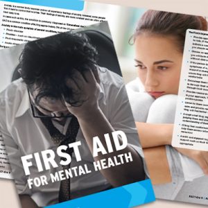 First Aid for Mental Health Book
